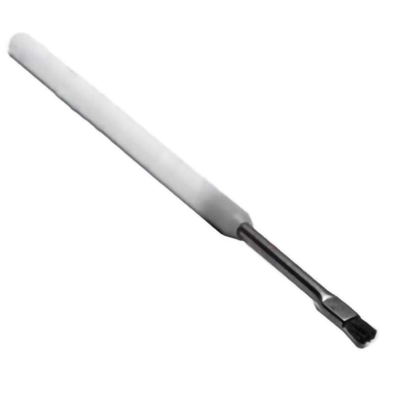 Cleanroom Brush, Insulative, Steel/Acetal, 6" Handle